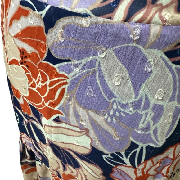 Lulu's | Floating Through Flowers Tiered Midi Skirt | Sz S - Picture 5 of 10